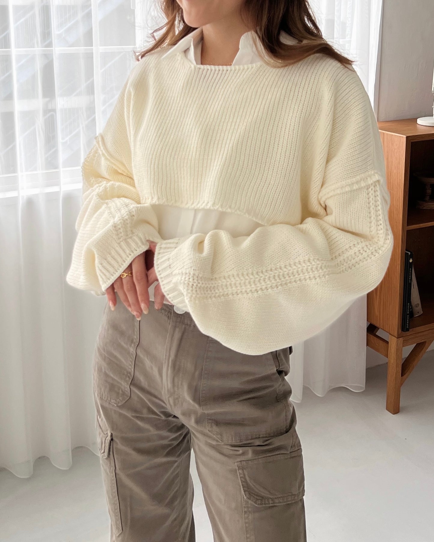 Long Sleeve Short Knit