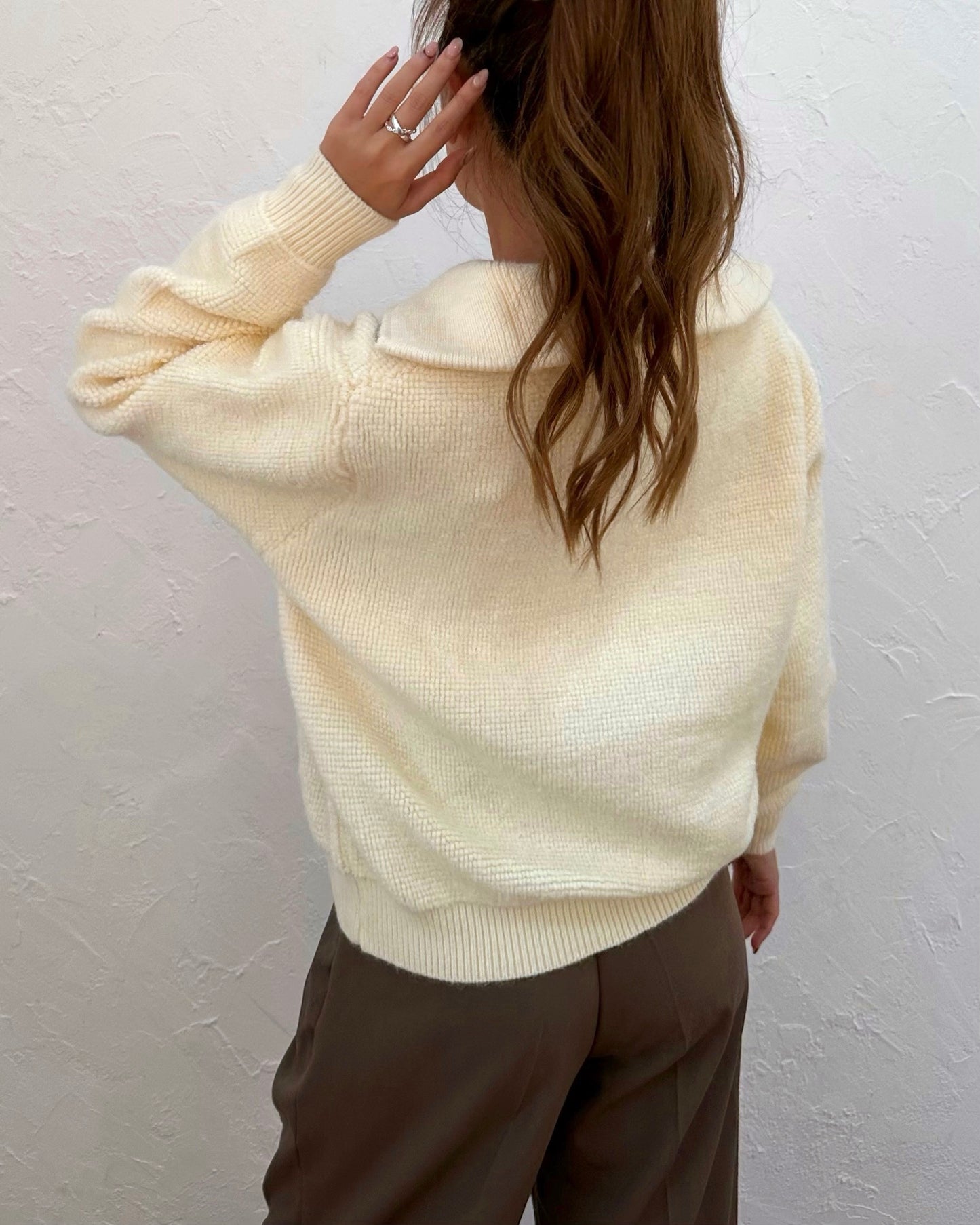 Wool Zip Knit
