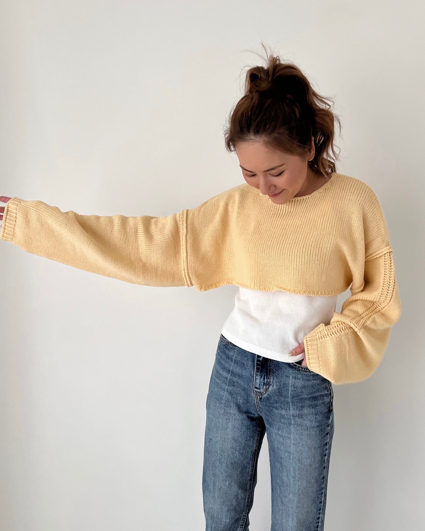 Long Sleeve Short Knit