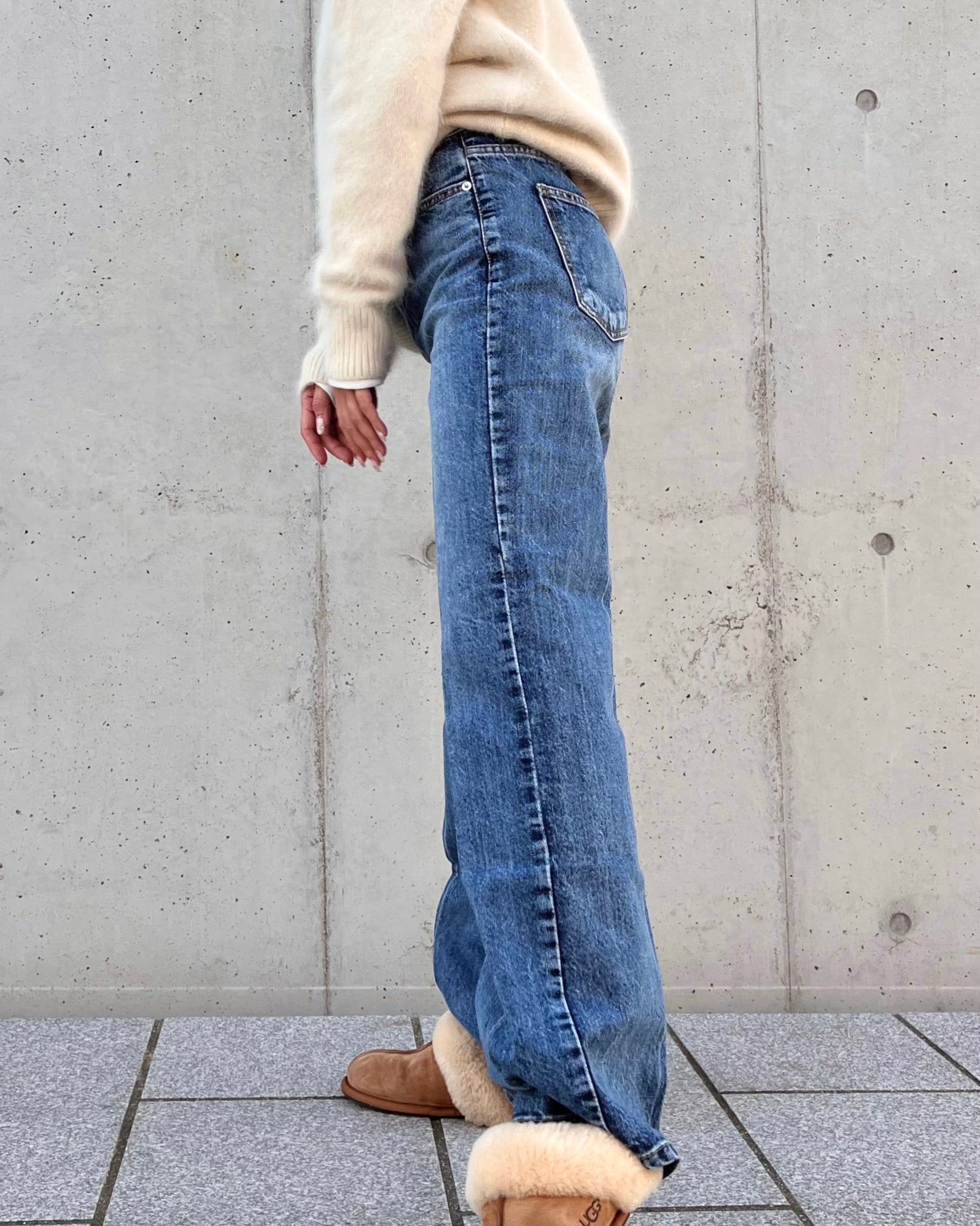 Straight Denim Pants