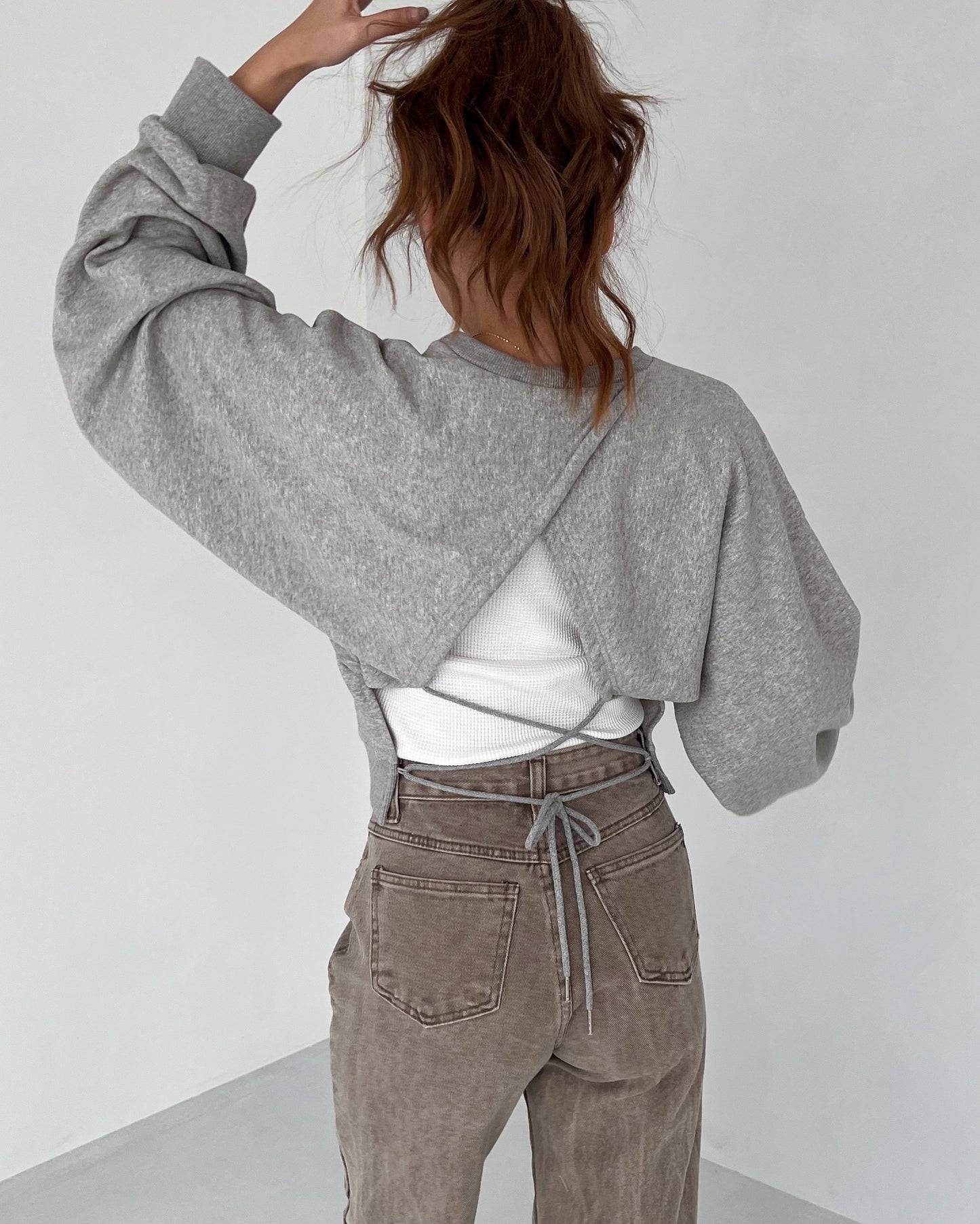Back Laceup Sweat
